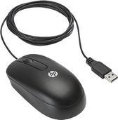 HP USB Optical Scroll Mouse USB Optisch 800DPI Ambidextrous Zwart muis