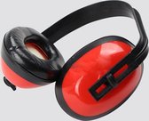 Merkloos Oorbeschermers – oorkappen rood – anti geluid – lawaai – gehoorbescherming – tegen knallen - DisQounts