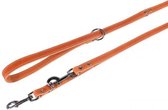 Karlie riem trainingslijn voor hond bowtie whiskey bruin 200x1,2 cm