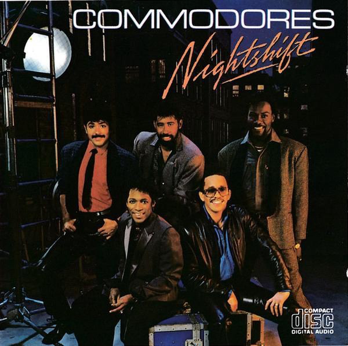 Commodores Nightshift 1985 Orange Faced CD Motown ‎ ZD72343