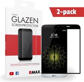 2-pack BMAX 3D Full Cover Glazen Screenprotector LG G5 - Dekt afgeronde randen