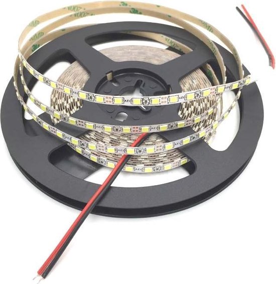 5 meter - Warm Wit - LED strip 120 LEDs per meter - 12 volt - 2835