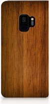 Smart cover Samsung Galaxy S9 Donker Hout