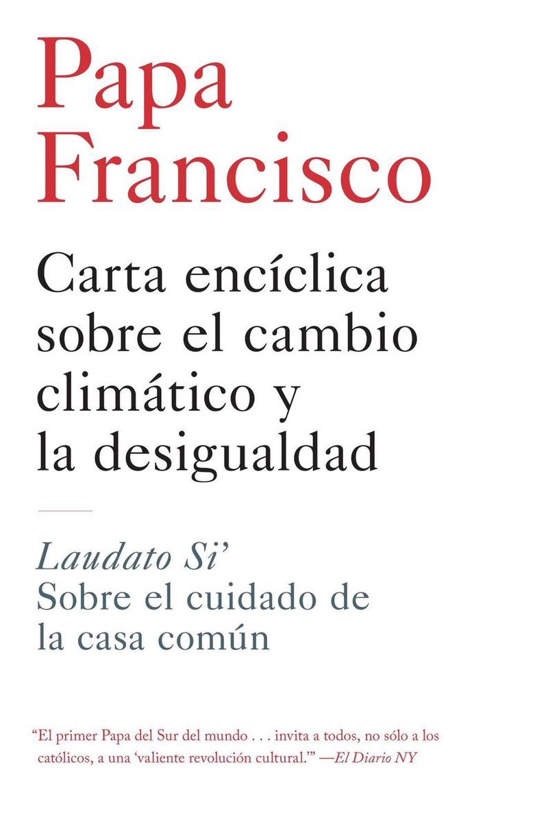 Carta enciclica sobre el cambio climatico y la desigualdad - Papa Francisco