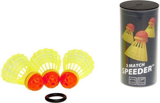 Speedminton Fun Speeder - Confezione Da 3 Volani Per Speed Badminton/Crossminton, Per Principianti - Foto 5