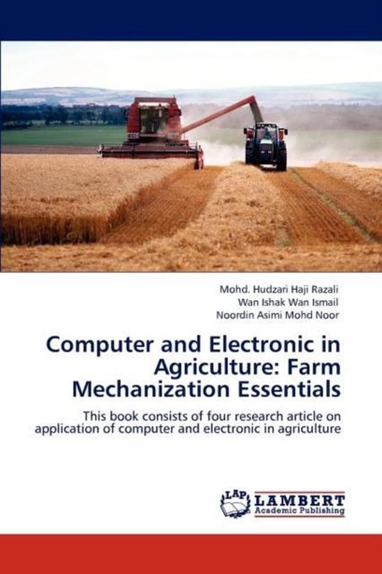 Computer and Electronic in Agriculture 9783848423781 Mohd Hudzari