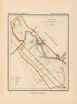 Historische kaart, plattegrond van gemeente Zuilen in Utrecht uit 1867 door Kuyper van Kaartcadeau.com