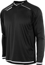 hummel Leeds Shirt lm Sportshirt - Zwart - Taille 152