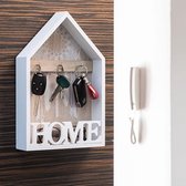 Dream-catcher Home houten sleutelhanger