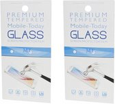 Samsung A20 Screenprotector - Glas - 2 stuks -Premium Tempered - 1 plus 1 gratis
