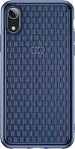 Baseus backcase met geweven materiaal - iPhone XR - Blauw