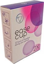 EaseCup 2 stuks menstruatiediscs - platte menstruatiecup - menstruatiedisk - zorgeloos sporten en vrijen - saunabezoek tijdens menstruatie