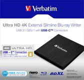 Verbatim 43888 optisch schijfstation Zwart Blu-Ray DVD Combo