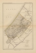 Historische kaart, plattegrond van gemeente Wassenaar in Zuid Holland uit 1867 door Kuyper van Kaartcadeau.com