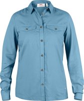 Fjallraven Abisko Vent Shirt LS - dames - blouse lange mouwen - maat M - blauw