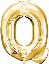 Letter Q ballon goud 86 cm