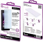 Muvit screen protector Tempered Glass voor Sony Xperia M2