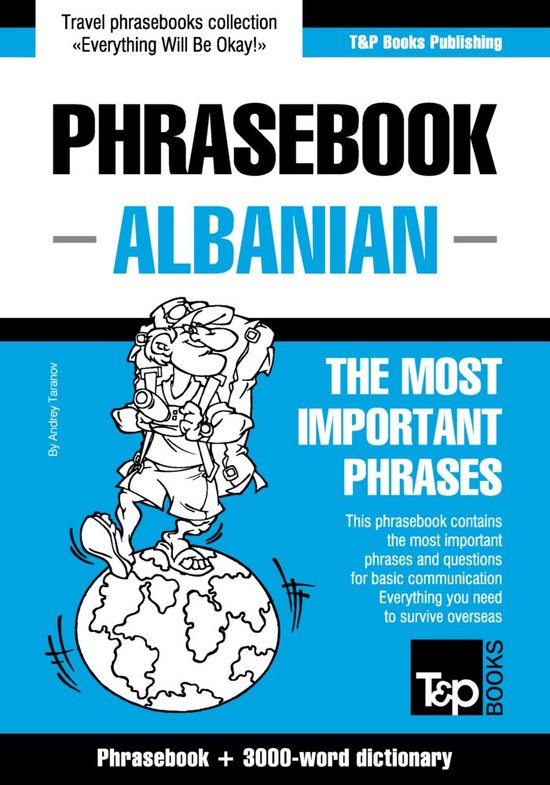 English-Albanian phrasebook and 3000-word topical vocabulary - cover