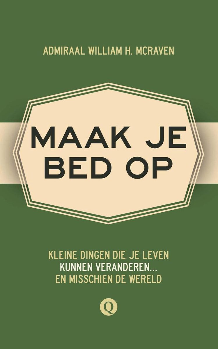 Omslag van Maak je bed op
