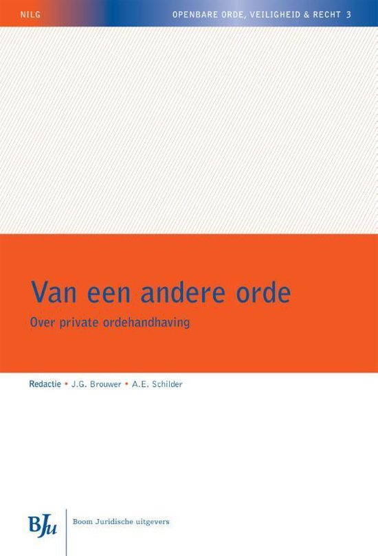 NILG - Openbare Orde, Veiligheid & Recht 3 - Van een andere  ... - cover