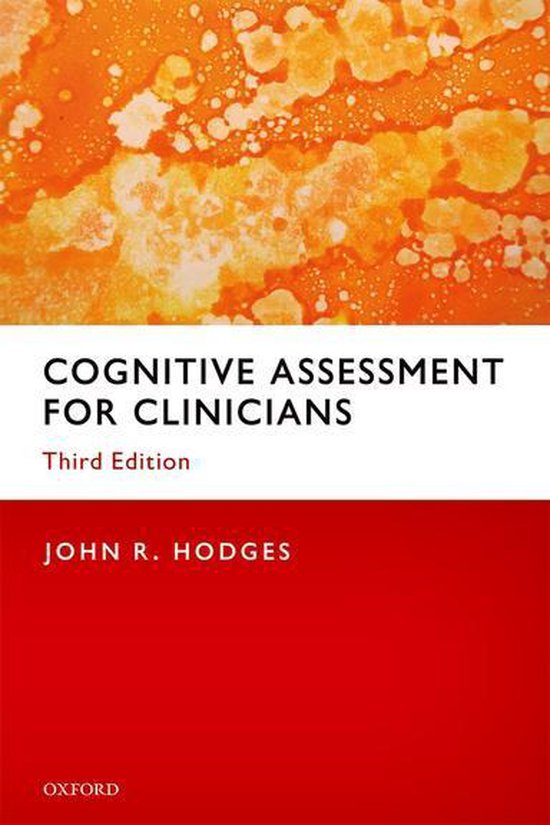 Cognitive Assessment for Clinicians - cover