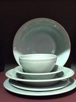 Coté Table Constance 4 mini cereal / pasta/ salade borden (19cm) Sea Green