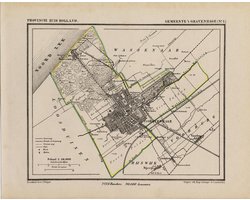 Historische kaart, plattegrond van gemeente s Gravenhage - Den Haag in Zuid Holland uit 1867 door Kuyper van Kaartcadeau.com
