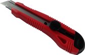 SDI #42804 - Afbreek-Hobbymes met schroef-lock - rood - incl. 10 stuks 18mm mesjes