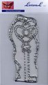 Lenianel Borduurstempel Antieke Sleutel 13x16 cm