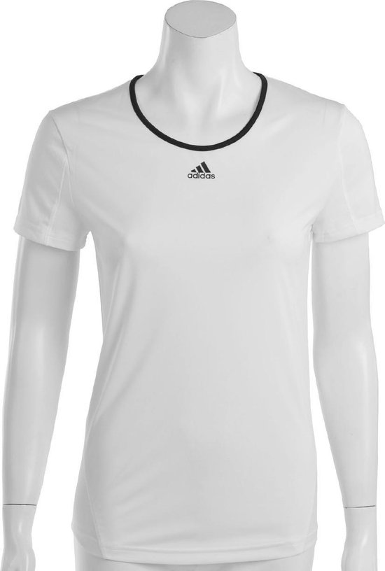 adidas Response Classical T - Sportshirt - Dames - Maat L - Wit;Zwart adidas Response Classical T - Sportshirt - Dames - Maat L - Wit;Zwart