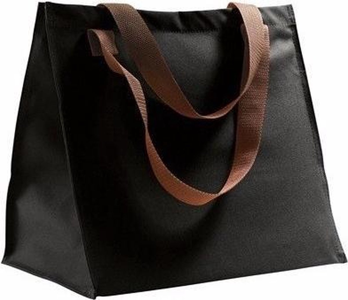 voelen Oppervlakte Latijns Shopping bag zwart | bol.com