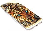 Oranje tijger hoesje siliconen Geschikt voor iPhone 6 (S) Plus