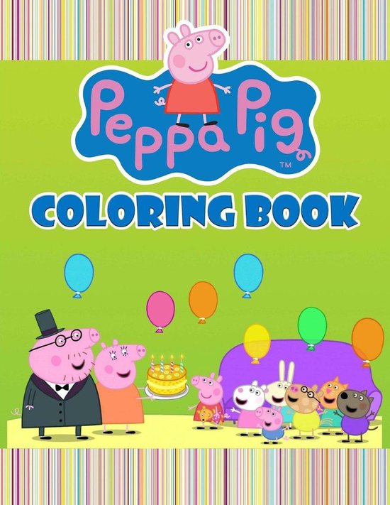 Peppa Pig Coloring Book, Mrs Fox | 9781986385121 | Boeken | bol.com