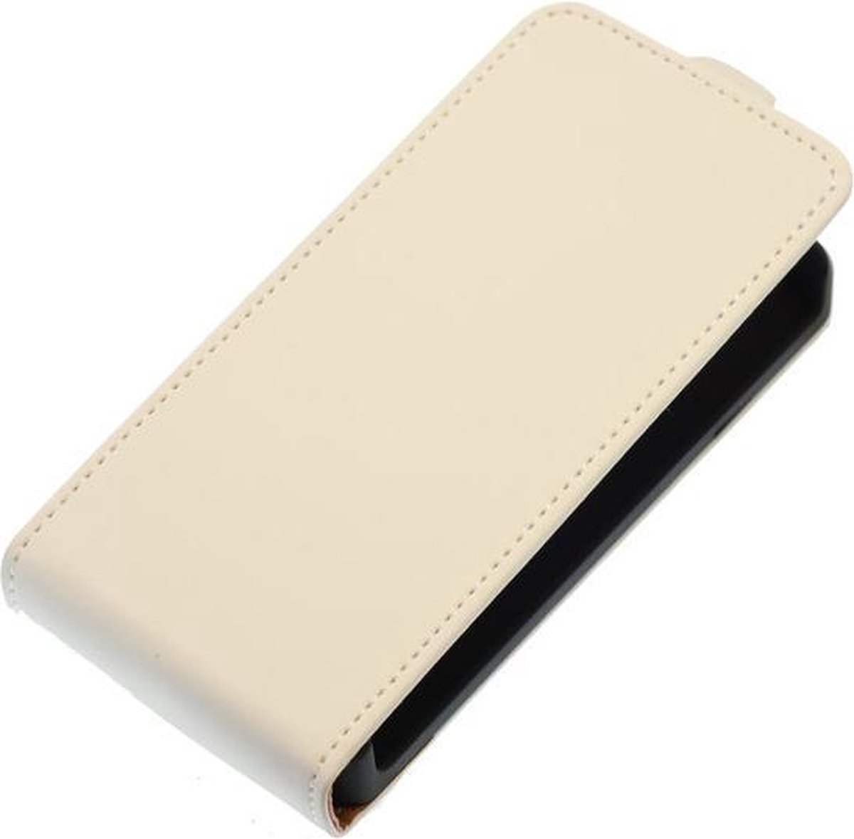 Wit Effen Flip case hoesje voor Samsung Galaxy S3 I9300