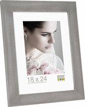 Deknudt Frames Fotokader hout, grijs-beige geschilderd, landelijke stijl fotomaat 24x30 cm