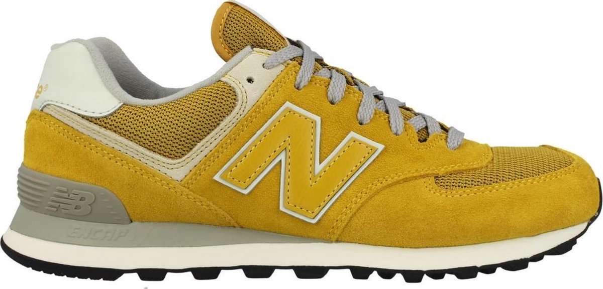 New Balance ML574 Sneakers Unisex Maat 44 Geel bol