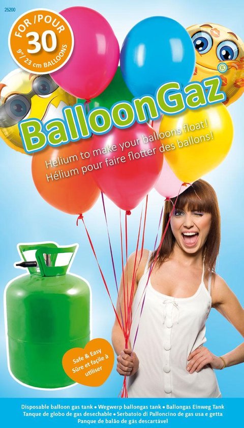 Helium Tank - 30 Ballonnen