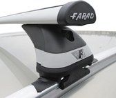 Faradbox Dakdragers Fiat Panda 2012> glad dak met fixpoint, 75kg laadvermogen