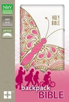 NIrV Backpack Bible, Flexcover, Pink Butterfly