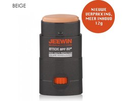 JEEWIN Sun Blocker/ Sunstick SPF 50+ - BEIGE | ook geschikt voor bescherming tattoo | 100% Minerale zonbescherming UVA/UVB | Zonnebrand | Zonder NANO of Microplastics | Trotse sponsor van Sportclub Only Friends