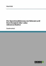 Die Operationalisierung Von Relevanz Und Zuverlassigkeit Uber Value Relevance-Studien