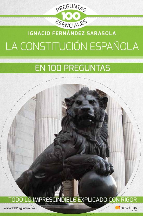 La Constitución española en 100 preguntas - cover