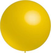 Mega grote ronde festivalballonnen geel 130 cm professionele kwaliteit
