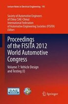 Omslag Proceedings of the FISITA 2012 World Automotive Congress: Volume 7