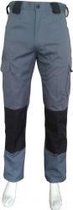 Yoworkwear Werkbroek katoen/polyester grijs-zwart maat 49