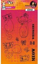 Cats & Girls - Transparante Stempel - A5 Formaat - Maak prachtige kaarten en andere creatieve projecten