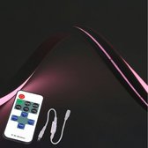 10 meter Neon LED flex Maxi recht - complete set Roze
