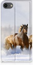 Book case iPhone 7 | 8 | SE 2020/2022 Hoesje Paarden