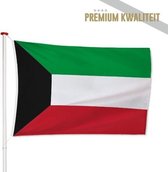 Koeweitse Vlag Koeweit 100x150cm - Kwaliteitsvlag - Geschikt voor buiten