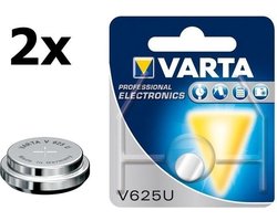2 Stuks - Varta V625U 1.5V Professional Electronics knoopcel batterij |  bol.com